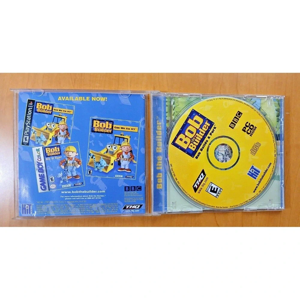 Bob the Builder: Bob Builds a Park - PC CD Rom - Complete w/ Manual
